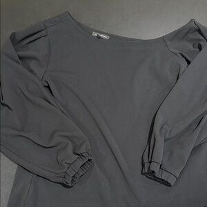 Banana Republic Black One-Shoulder Blouse